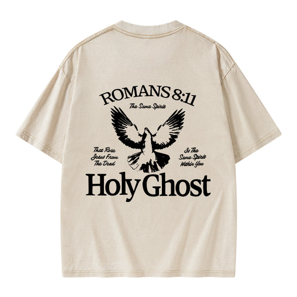 Holy Ghost Christian Washed T-Shirt