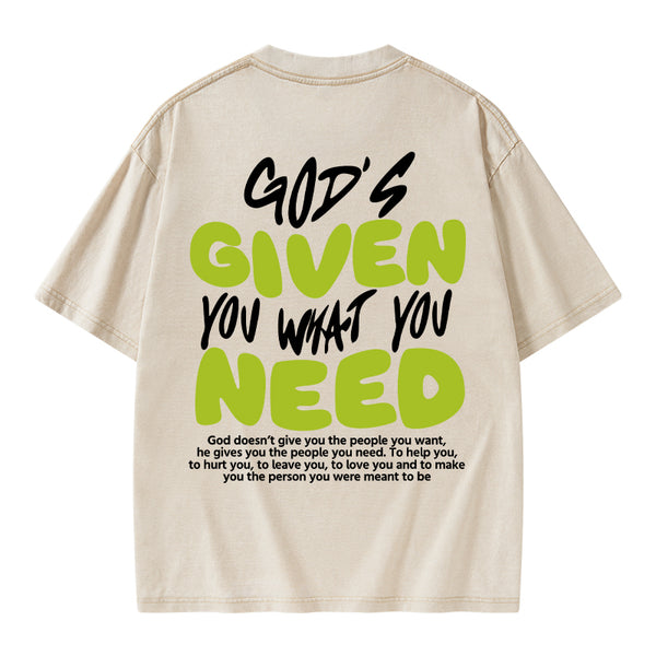 God's Given You Christian Washed T-Shirt