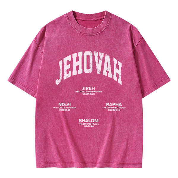 GC-WTS1329 JEHOVAH Christian Washed T-Shirt