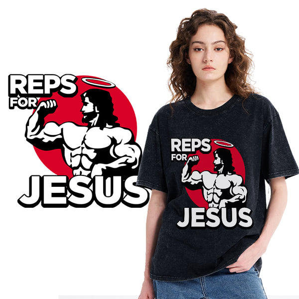 Reps For Jesus Christian Washed T-Shirt