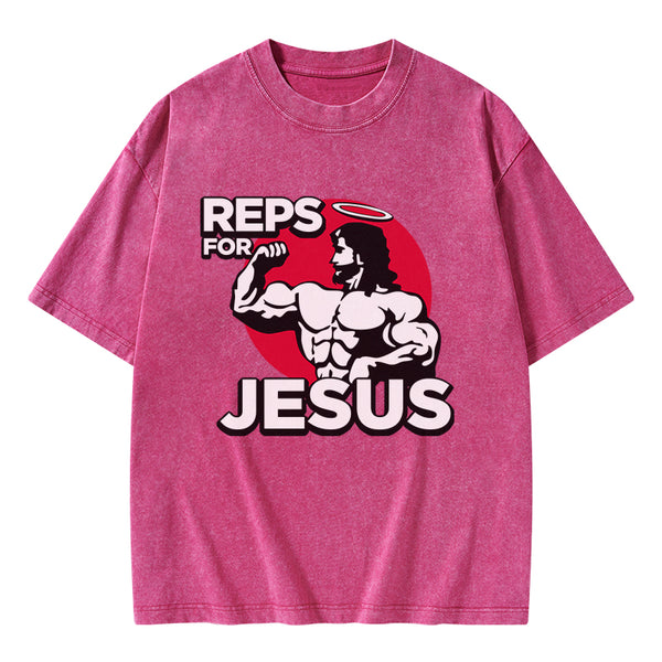 Reps For Jesus Christian Washed T-Shirt