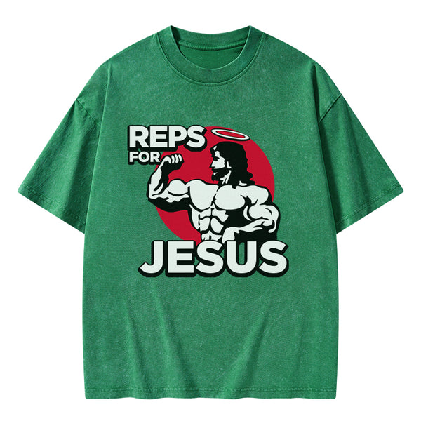 Reps For Jesus Christian Washed T-Shirt
