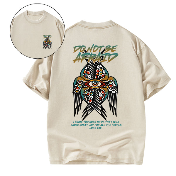 Do Not Be Afraid Christian Washed T-Shirt