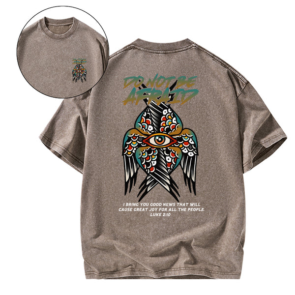 Do Not Be Afraid Christian Washed T-Shirt