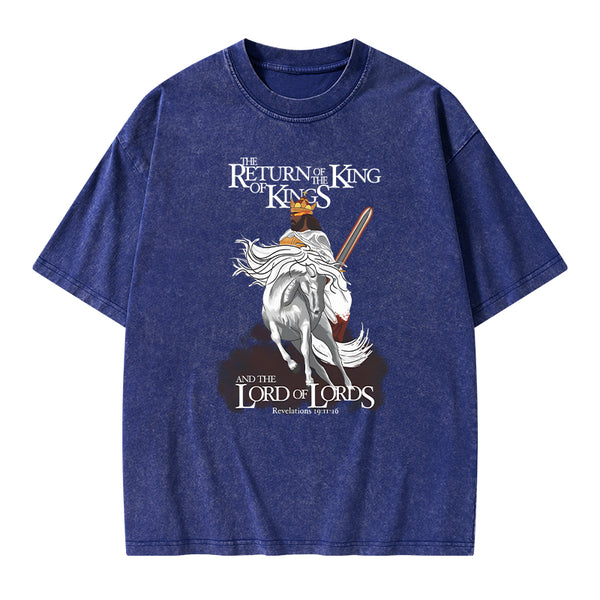 King Of Kings Christian Washed T-Shirt
