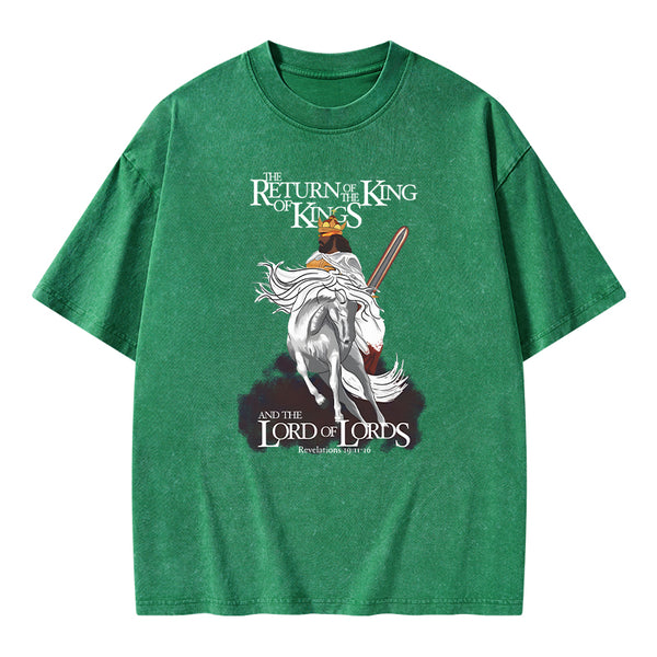 King Of Kings Christian Washed T-Shirt