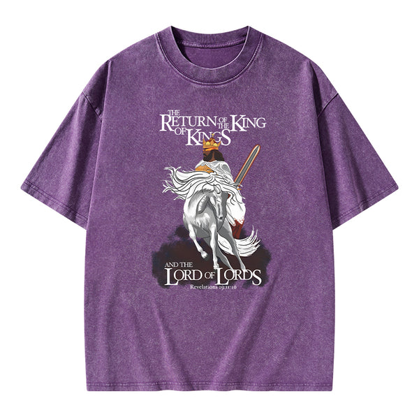 King Of Kings Christian Washed T-Shirt