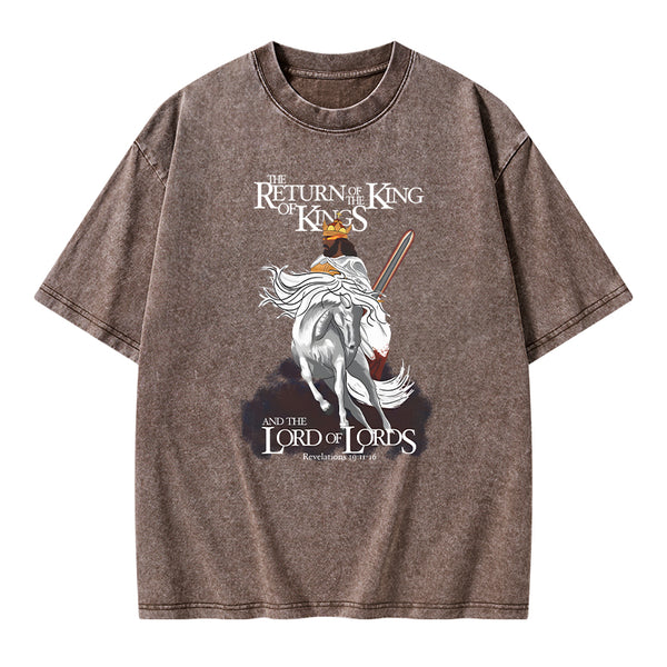 King Of Kings Christian Washed T-Shirt