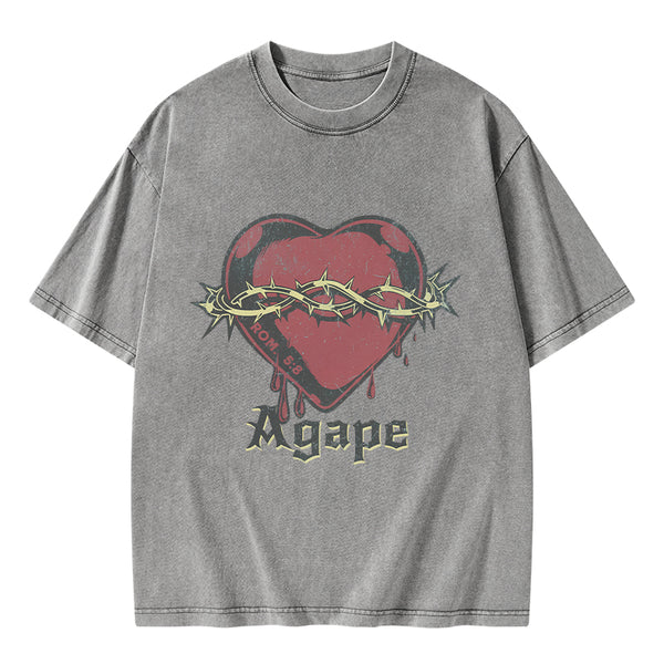 Agape Christian Washed T-Shirt