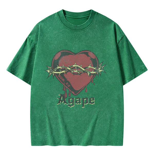 Agape Christian Washed T-Shirt