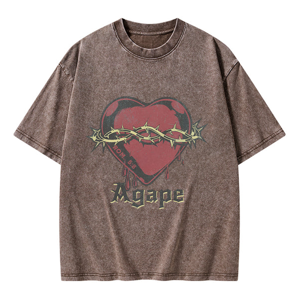 Agape Christian Washed T-Shirt