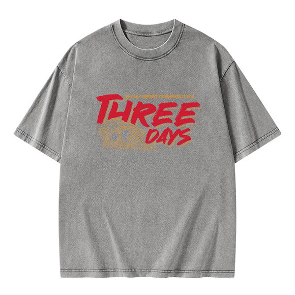 He Only Needed To Borrow It For Three Days Christian Washed T-Shirt
