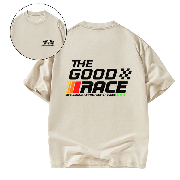 The Good Race Christian Washed T-Shirt