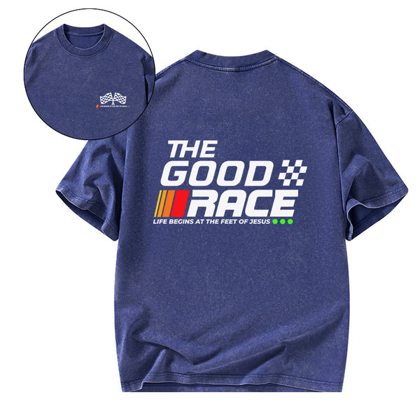 The Good Race Christian Washed T-Shirt