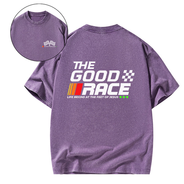 The Good Race Christian Washed T-Shirt