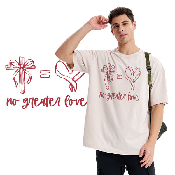 No Greater Love Christian Washed T-Shirt
