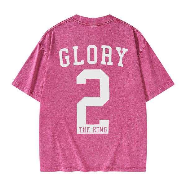 Glory The King Christian Washed T-Shirt