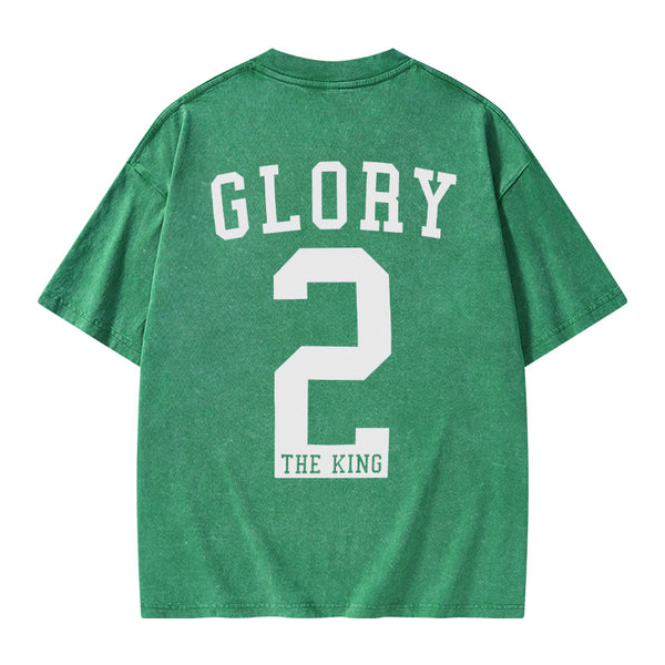 Glory The King Christian Washed T-Shirt