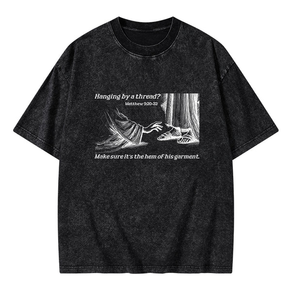 Hem Of His Garment Christian Washed T-Shirt