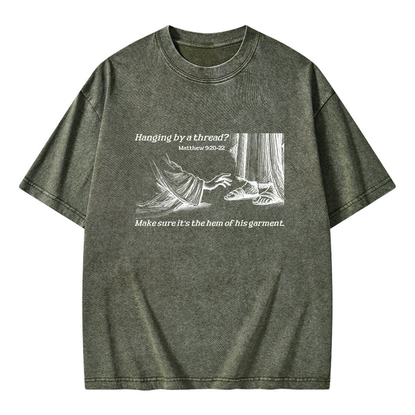 Hem Of His Garment Christian Washed T-Shirt