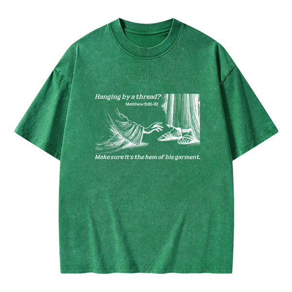 Hem Of His Garment Christian Washed T-Shirt
