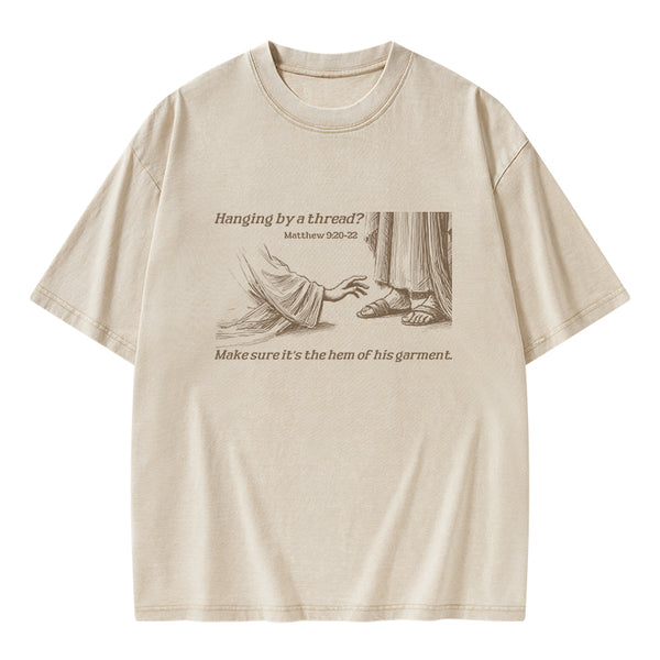 Hem Of His Garment Christian Washed T-Shirt