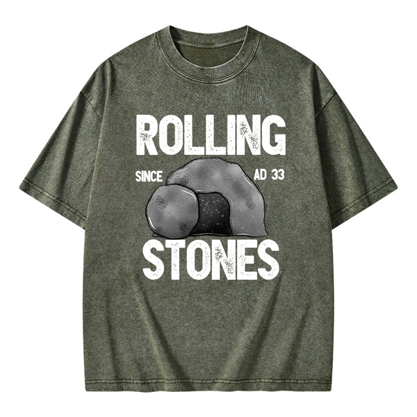 Rolling Stones Christian Washed T-Shirt