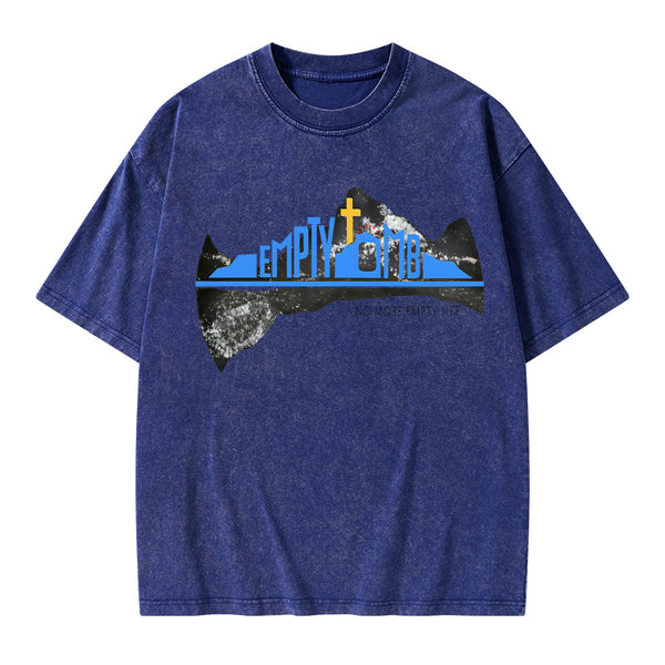 Empty Tomb Chrsitian Washed T-Shirt