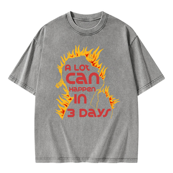 A Lot Can Happen In 3days Christian Washed T-Shirt