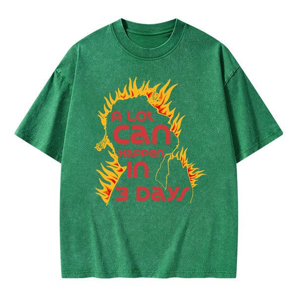 A Lot Can Happen In 3days Christian Washed T-Shirt