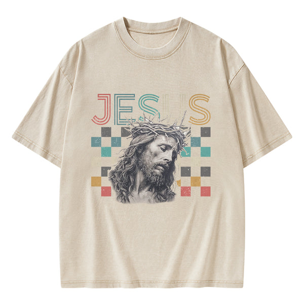 Jesus Christian Washed T-Shirt