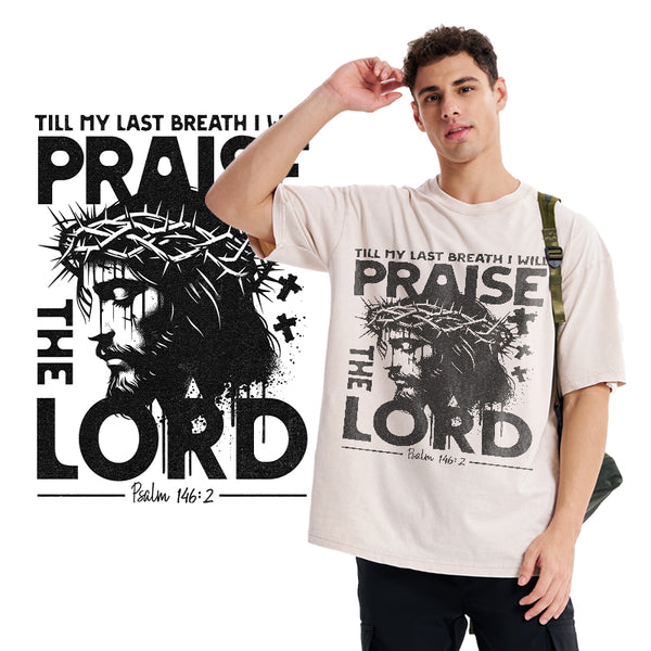 Prasie The Lord Christian Washed T-Shirt