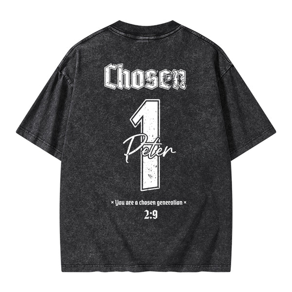 Chosen Chrsitian Washed T-Shirt