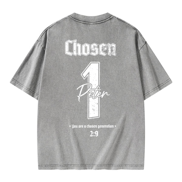 Chosen Chrsitian Washed T-Shirt