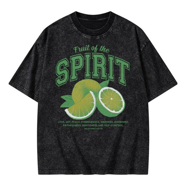 Fruit Of The Spirit Christian Washed T-Shirt