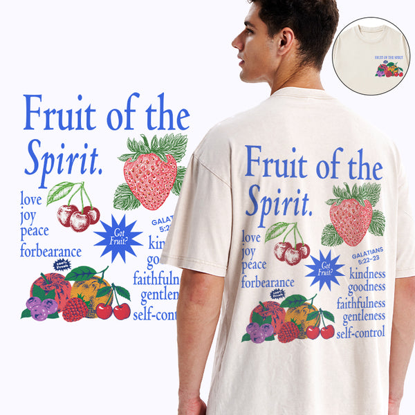 Fruit Of The Spirit Christian Washed T-Shirt