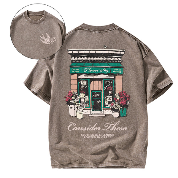 Consider These Clothed In Splender Christian Washed T-Shirt