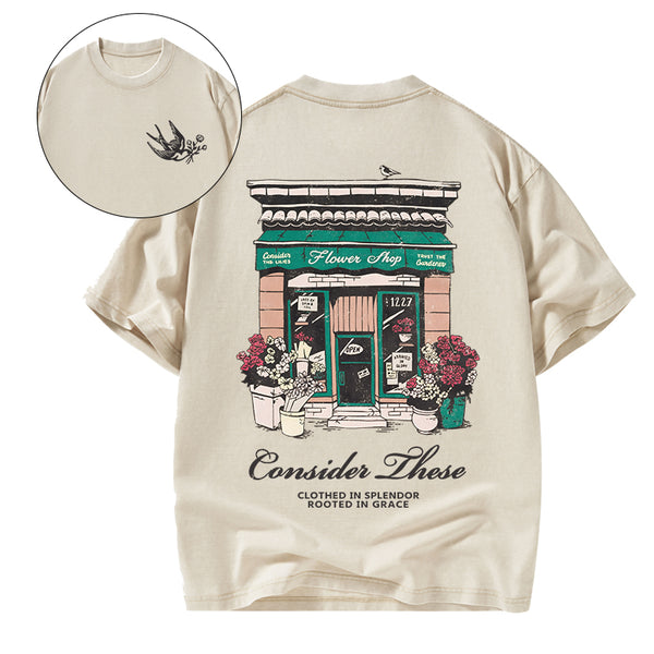 Consider These Clothed In Splender Christian Washed T-Shirt