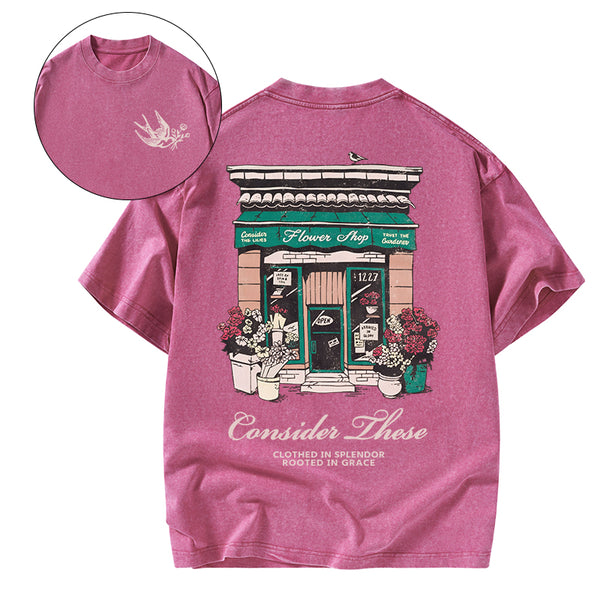 Consider These Clothed In Splender Christian Washed T-Shirt