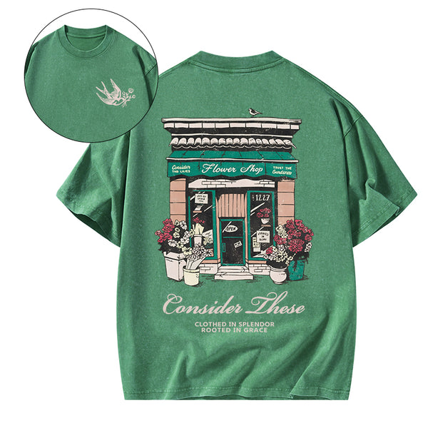 Consider These Clothed In Splender Christian Washed T-Shirt