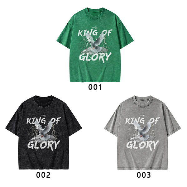 King Of Glory Christian Washed T-Shirt