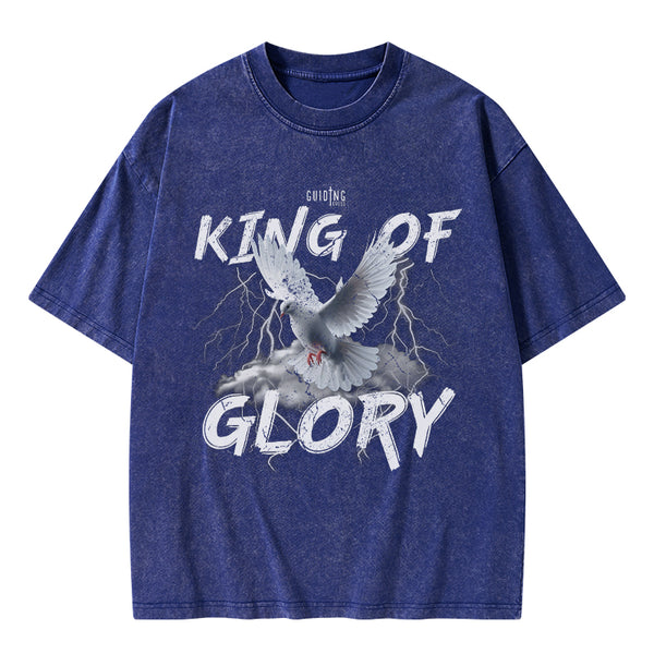 King Of Glory Christian Washed T-Shirt