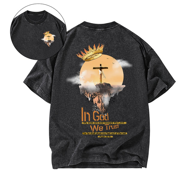 In God We Trust Christian Washed T-Shirt