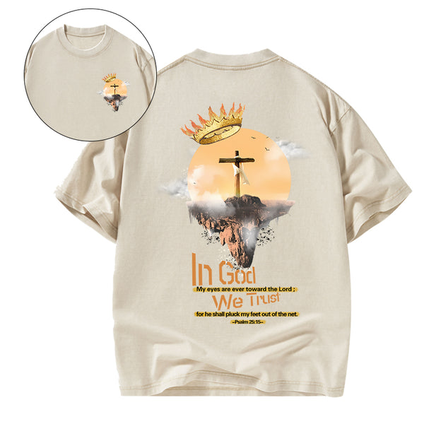 In God We Trust Christian Washed T-Shirt