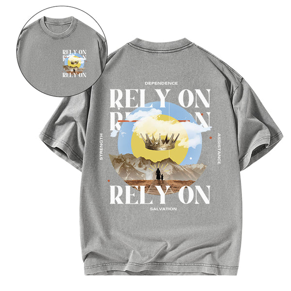 Rely On Christian Washed T-Shirt