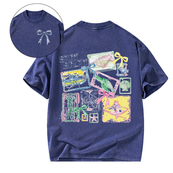 Stay Salty Christian Washed T-Shirt