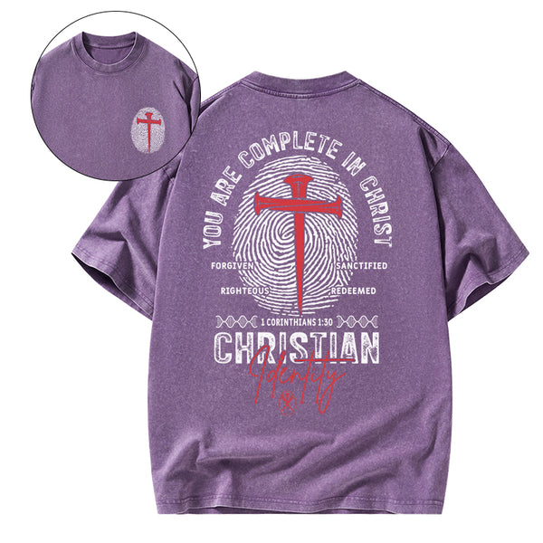 GC-WTS2342 Christian Identity Christian Washed T-Shirt