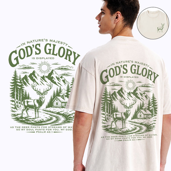 GC-WTS2344 God's Glory Christian Washed T-Shirt