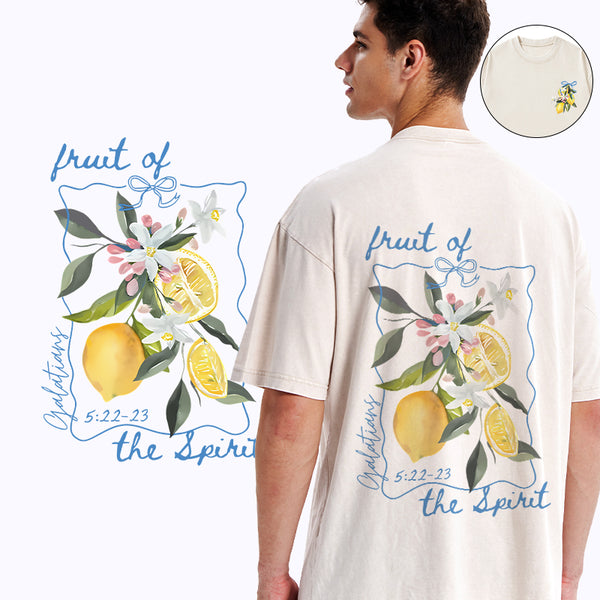 GC-WTS2352 Fruit Of The Spirit Christian Washed T-Shirt