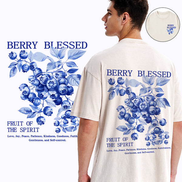 GC-WTS2356 Fruit Of The Spirit Christian Washed T-Shirt